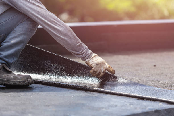 Professional Basement Waterproofing technician working in Wittenberg, WI
